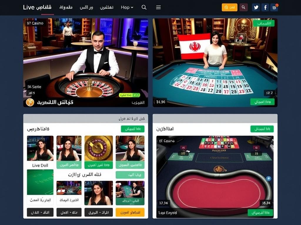 ألعاب الكازينو المباشر للاعبين اللبنانيين
