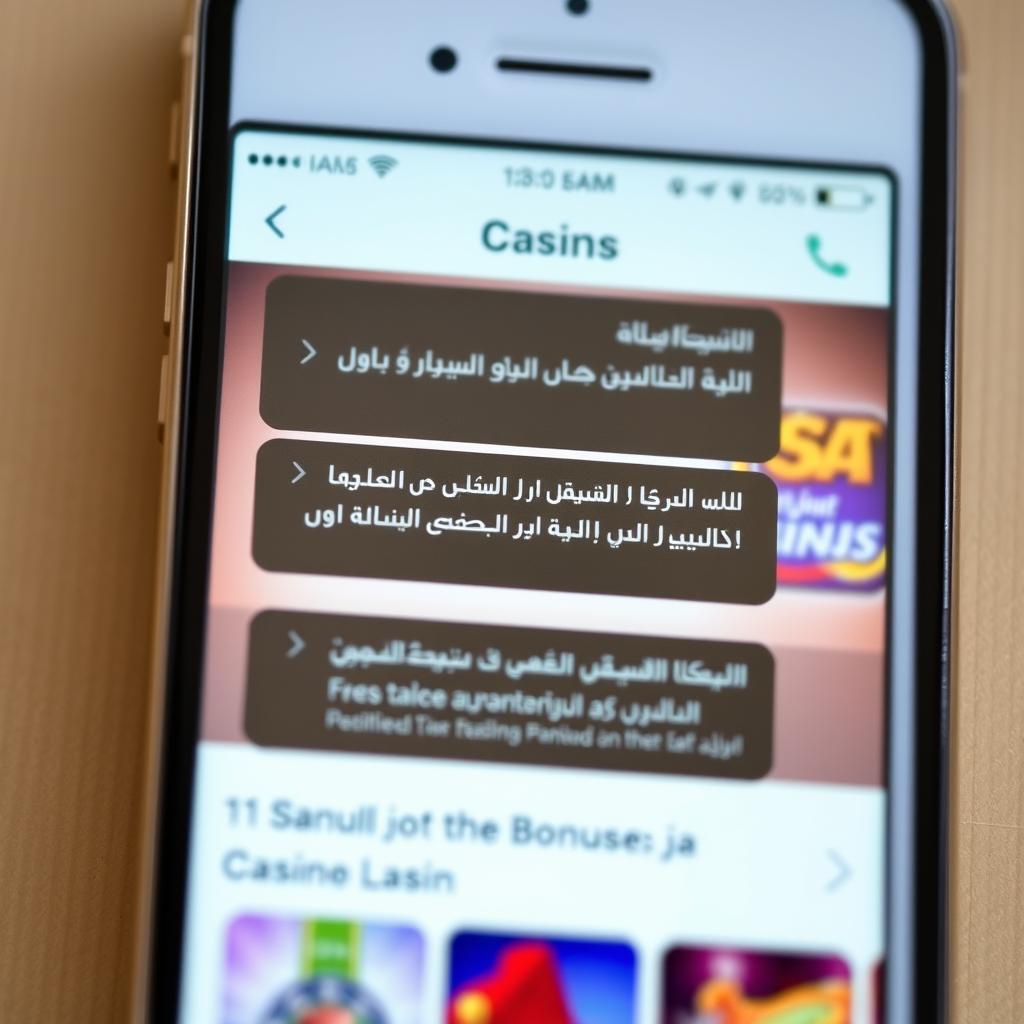 إشعارات فورية في كازينوهات الجوال