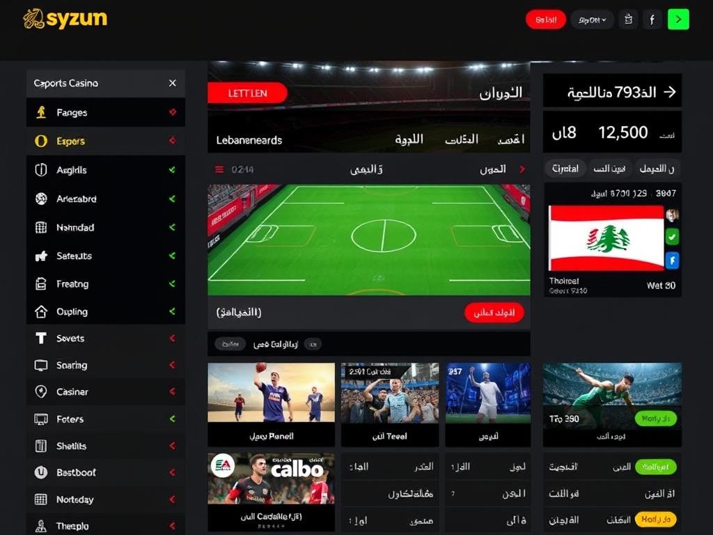 المراهنات الرياضية في كازينوهات الإنترنت اللبنانية