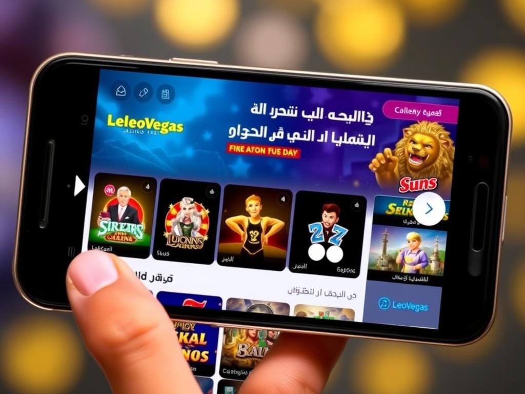 تطبيق LeoVegas للهواتف الذكية باللغة العربية تطبيق LeoVegas للهواتف الذكية باللغة العربية