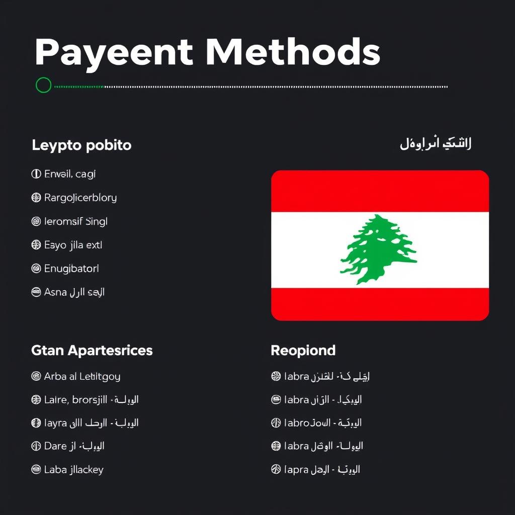 طرق الدفع المتاحة في كازينوهات الإنترنت اللبنانية