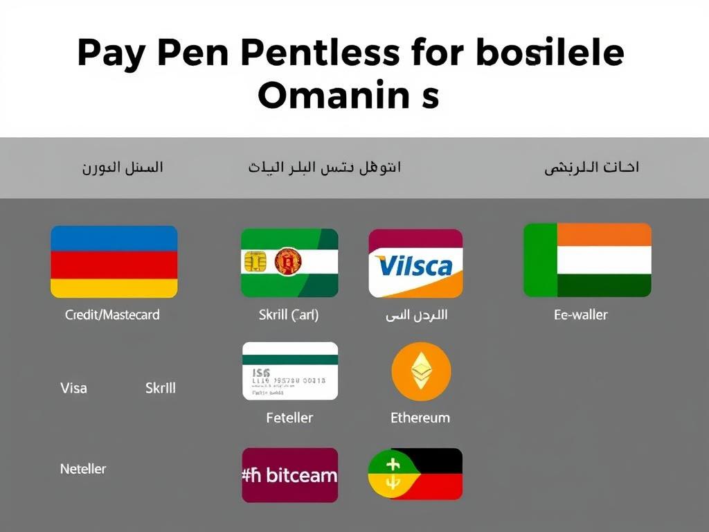 طرق الدفع المتاحة في كازينوهات الإنترنت للاعبين العمانيين طرق الدفع المتاحة في كازينوهات الإنترنت للاعبين العمانيين