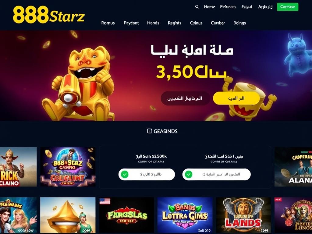 كازينو 888Starz يعرض مجموعة كبيرة من الألعاب ودعم للعملات المشفرة كازينو 888Starz يعرض مجموعة كبيرة من الألعاب ودعم للعملات المشفرة