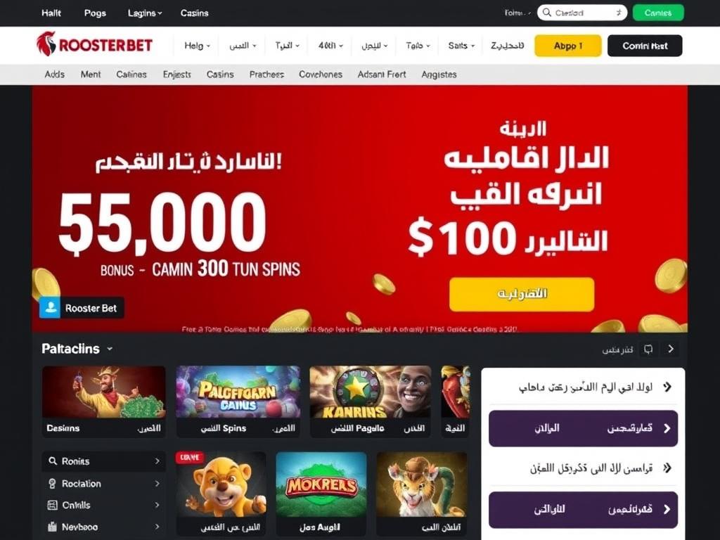 كازينو Rooster Bet يعرض مكافأة ترحيبية ضخمة للاعبين القطريين كازينو Rooster Bet يعرض مكافأة ترحيبية ضخمة للاعبين القطريين
