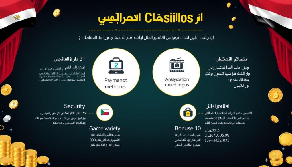 معايير اختيار أفضل كازينوهات الإنترنت في مصر معايير اختيار أفضل كازينوهات الإنترنت في مصر