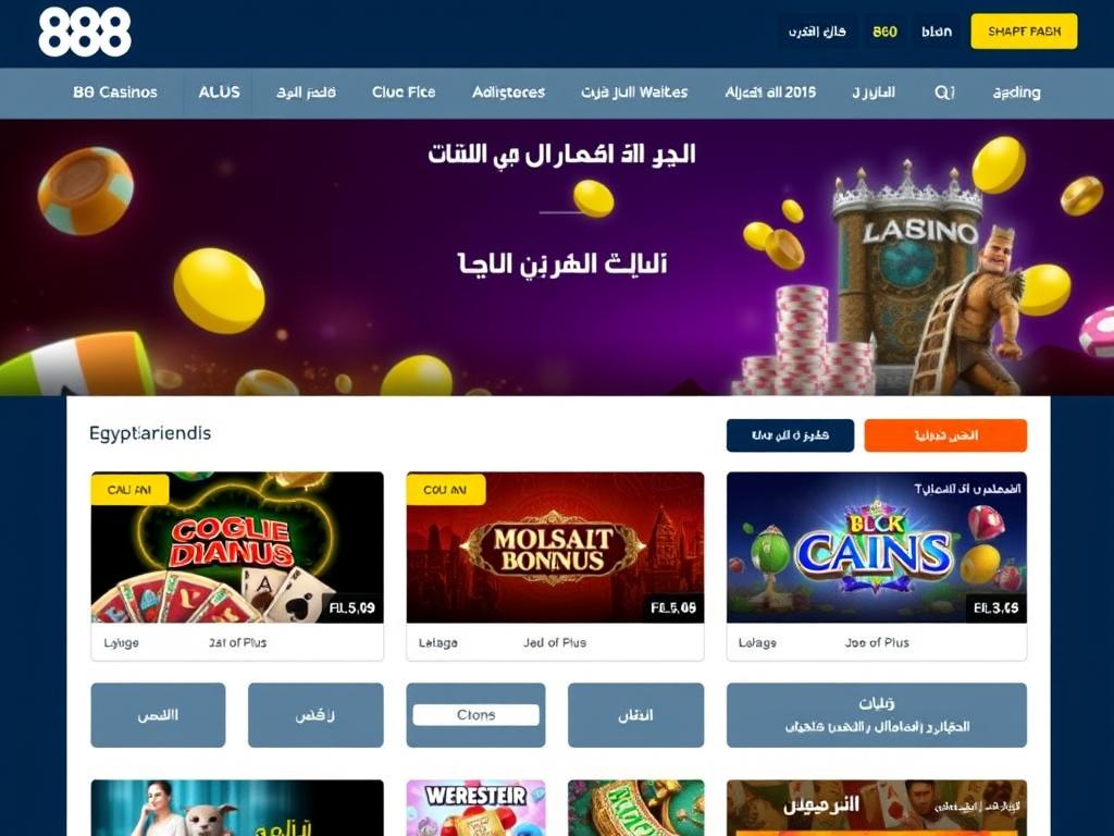 واجهة كازينو 888 الرئيسية واجهة كازينو 888 الرئيسية