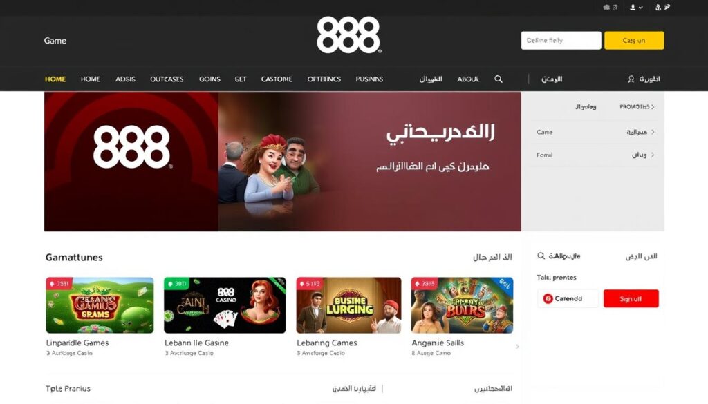 واجهة كازينو 888 باللغة العربية واجهة كازينو 888 باللغة العربية