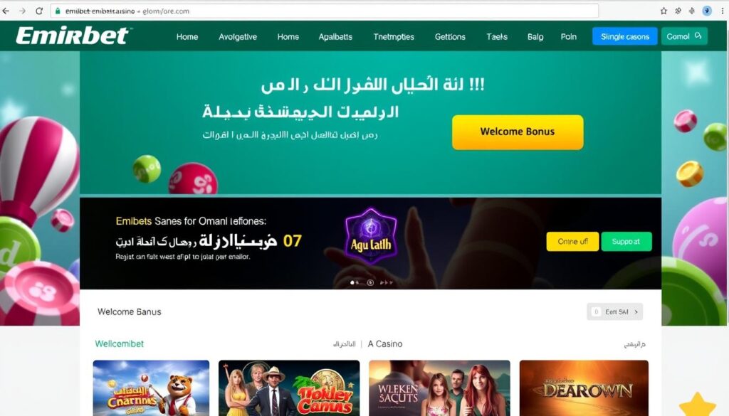 واجهة كازينو Emirbet للاعبين العمانيين واجهة كازينو Emirbet للاعبين العمانيين