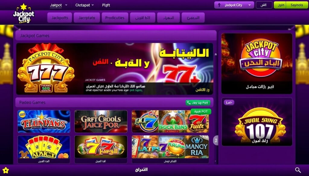 واجهة كازينو Jackpot City مع ألعاب الجاكبوت واجهة كازينو Jackpot City مع ألعاب الجاكبوت