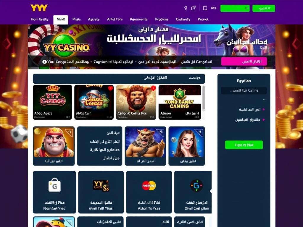 واجهة كازينو YYY الرئيسية واجهة كازينو YYY الرئيسية